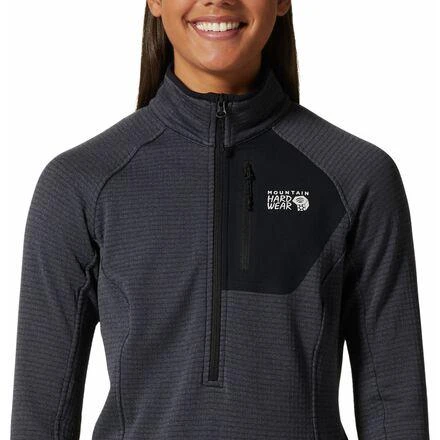 商品Mountain Hardwear|Polartec Power Grid Half-Zip Jacket - Women's,价格¥512,第5张图片详细描述