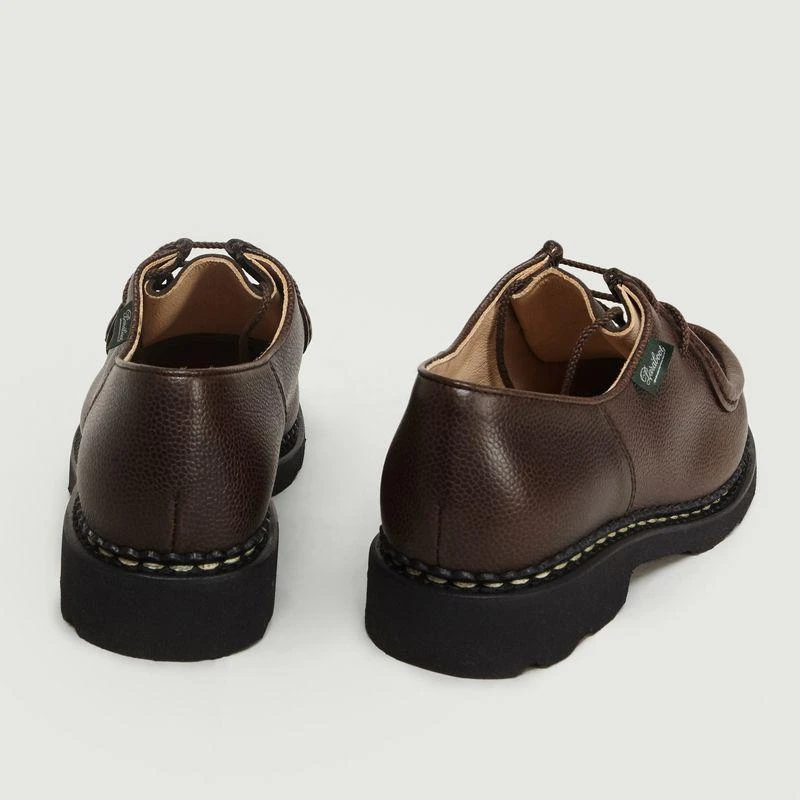商品Paraboot|Michael Leather Derbies Dark Brown PARABOOT,价格¥2394,第5张图片详细描述