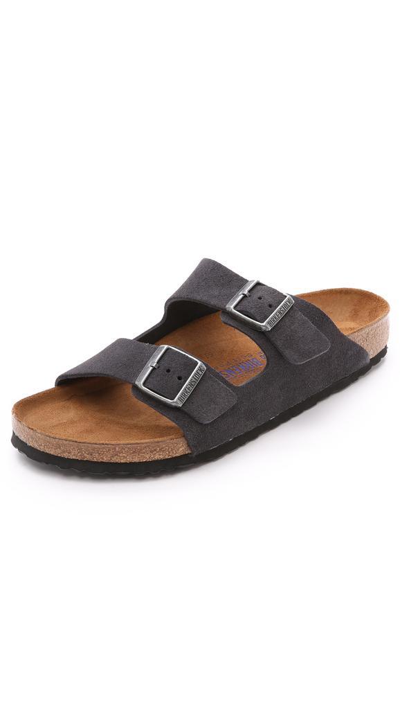 商品Birkenstock|Birkenstock Suede Soft Footbed Arizona Sandal,价格¥1008,第1张图片