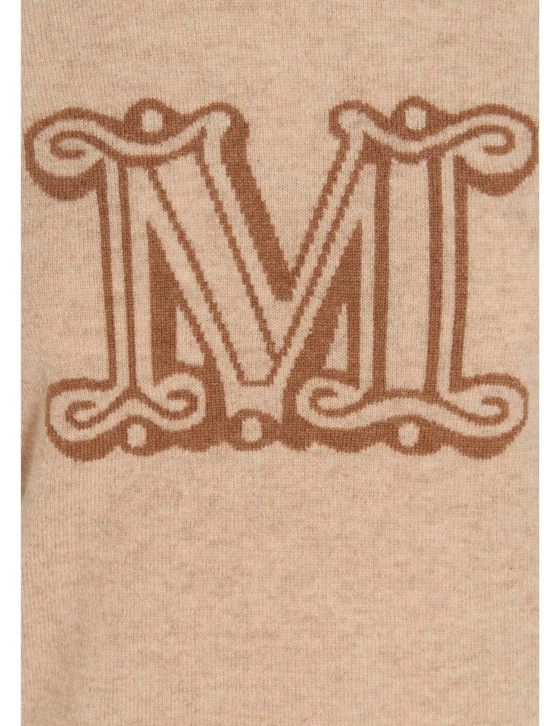 商品Max Mara|Max Mara Logo Detailed Long-Sleeved Jumper,价格¥3407,第4张图片详细描述