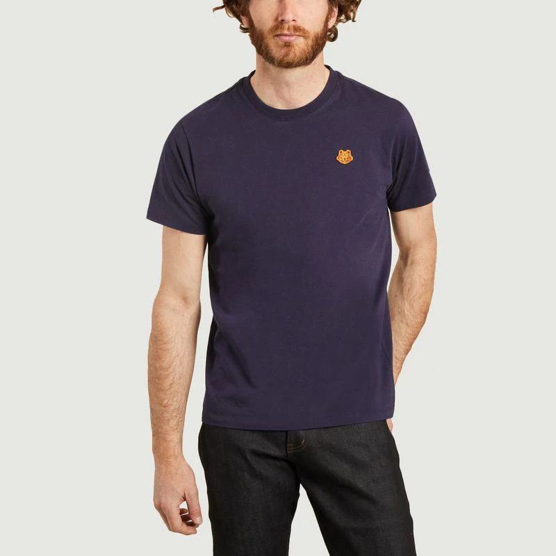 商品Kenzo|Tiger Crest organic cotton t-shirt Navy blue Kenzo,价格¥601,第1张图片