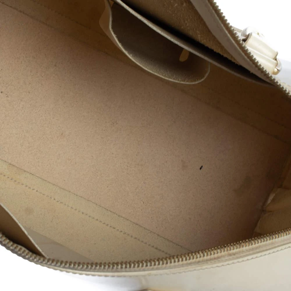 Ralph Lauren Cream White Leather Stirrup Boston Bag 商品