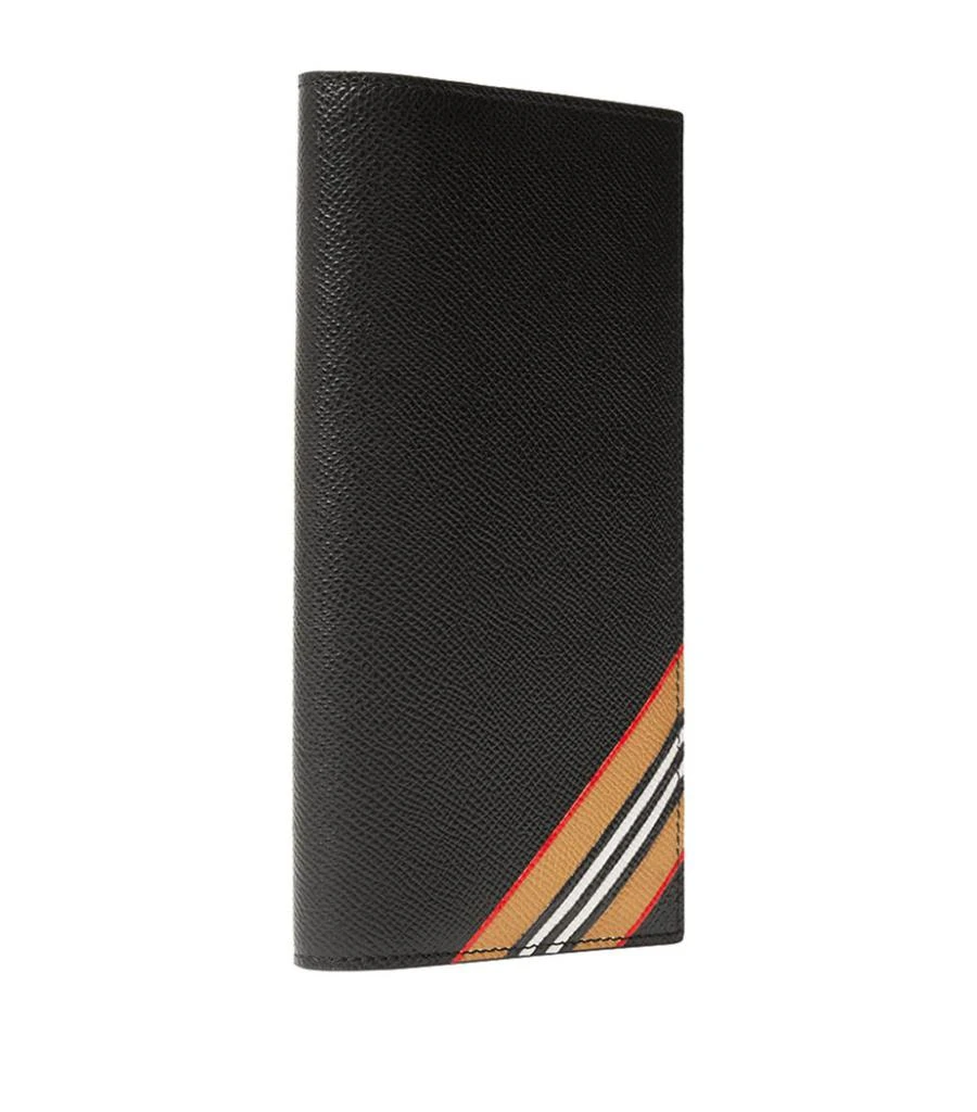 商品Burberry|Leather Icon Stripe Continental Wallet,价格¥3748,第2张图片详细描述
