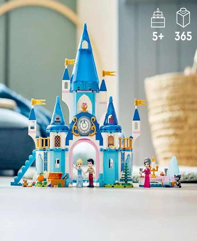 商品LEGO|Disney 43206 Cinderella and Prince Charming Castle Toy Minifigure Building Set,价格¥671,第2张图片详细描述