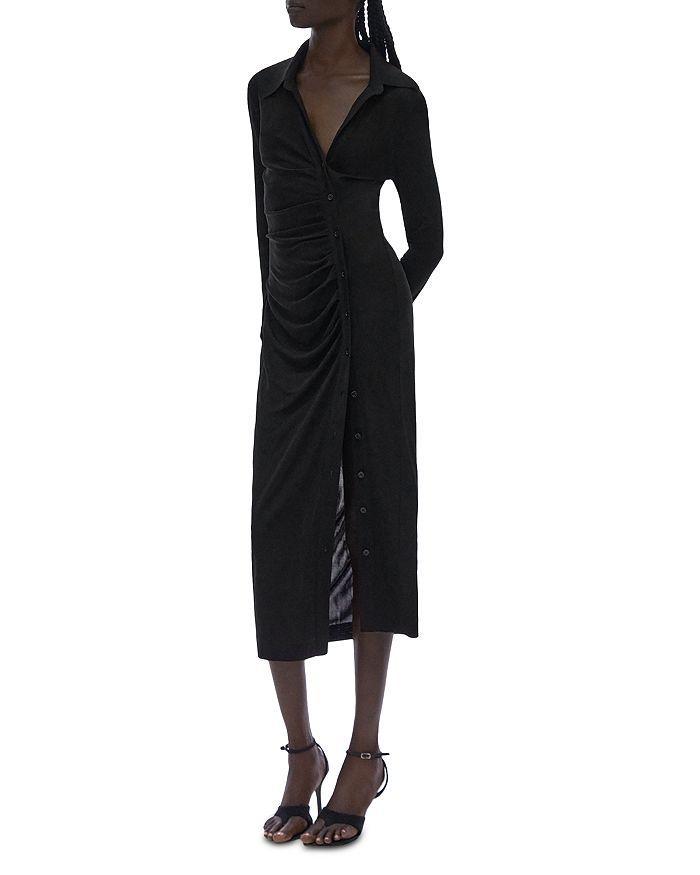 商品Helmut Lang|Asymmetrical Shirt Dress,价格¥2944,第6张图片详细描述