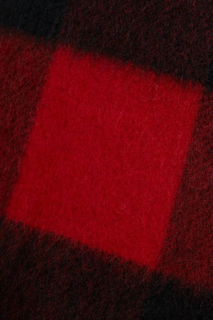 商品Ganni|Checked wool-blend felt mini skirt,价格¥732,第2张图片详细描述