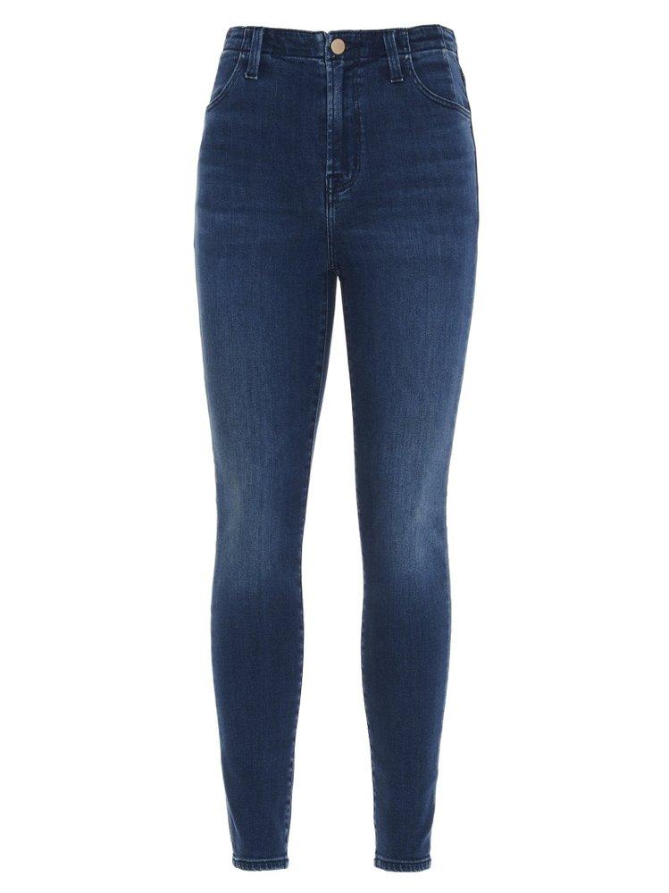 J Brand Darted High-Rise Skinny Jeans商品第1张图片规格展示