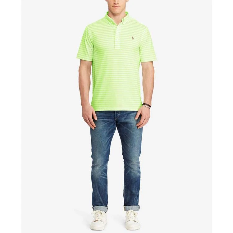 商品Ralph Lauren|Men's Big & Tall Hampton Striped Polo,价格¥301,第3张图片详细描述