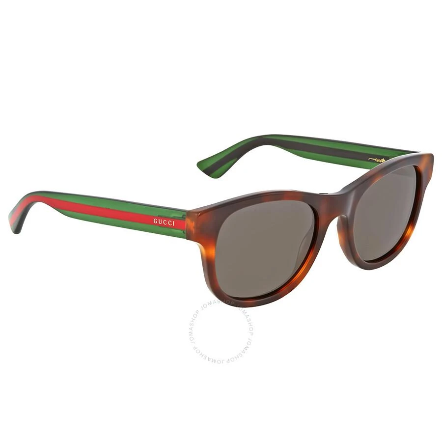 商品Gucci|男士 古驰 灰色方形太阳镜 GG0003SN 003 52,价格¥1101,第3张图片详细描述