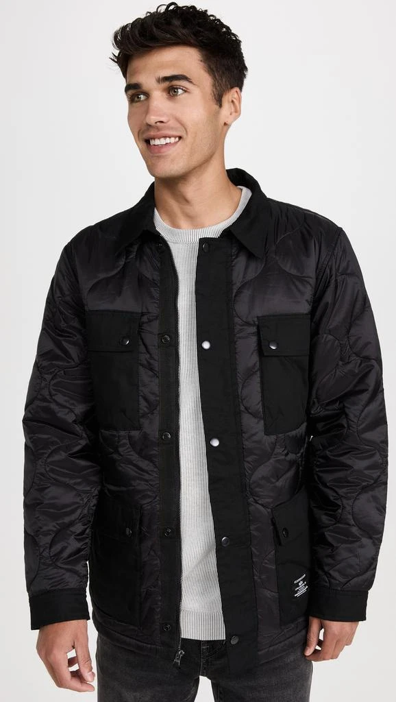 商品Alpha Industries|Alpha Industries Onion Quilted Shirt Jacket,价格¥881,第2张图片详细描述