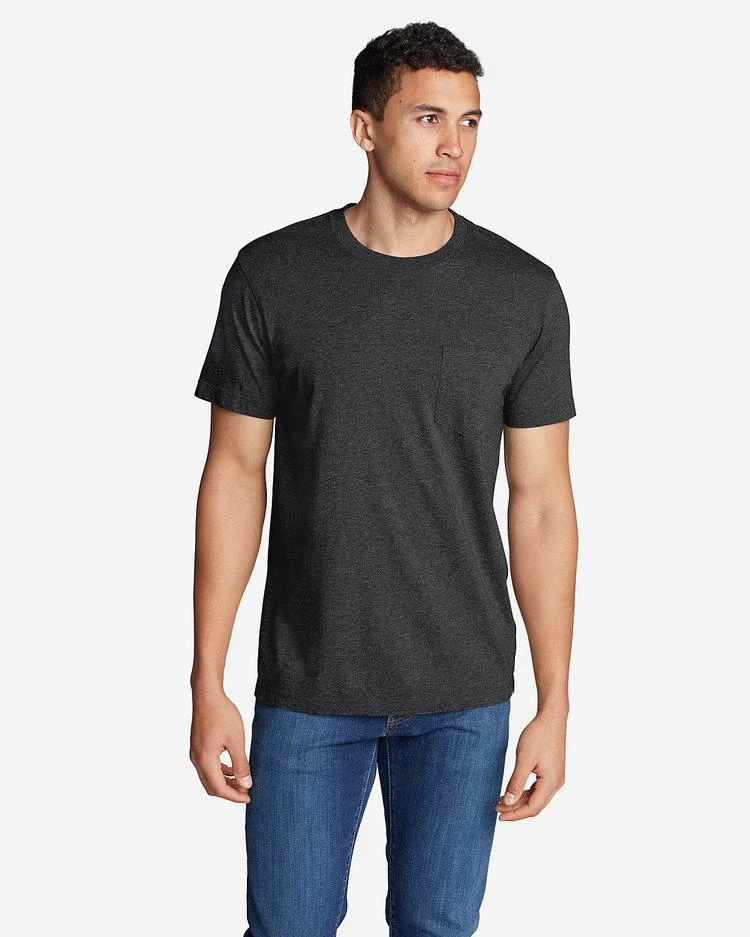 商品Eddie Bauer|Men's Legend Wash Short-Sleeve Pocket T-Shirt - Classic Fit,价格¥105-¥120,第5张图片详细描述