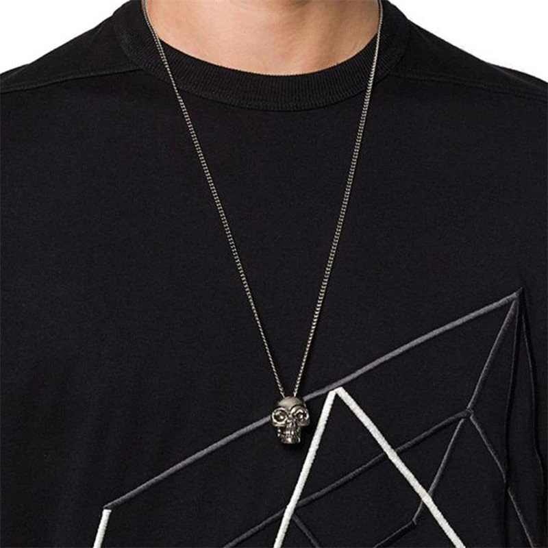 ALEXANDER MCQUEEN 银色男士吊坠 554496-J160Y-0446 商品
