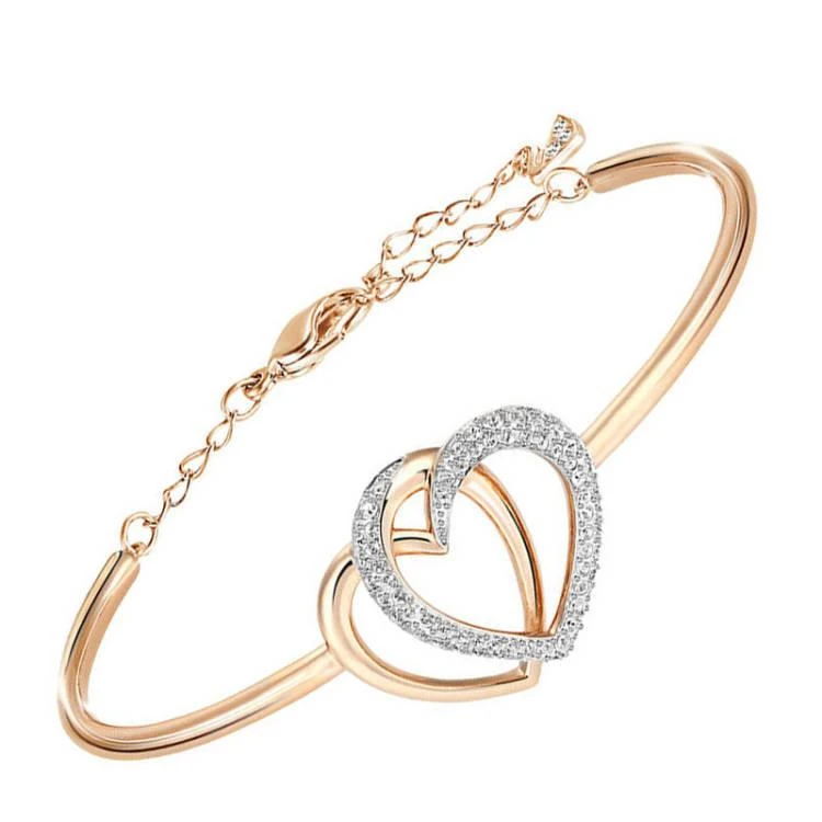 商品Swarovski|香港直邮SWAROVSKI施华洛世奇心心相印手链设计精美SWAR5194838,价格¥963,第3张图片详细描述