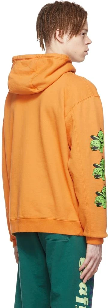 商品Brain Dead|Orange Cotton Hoodie,价格¥476,第3张图片详细描述