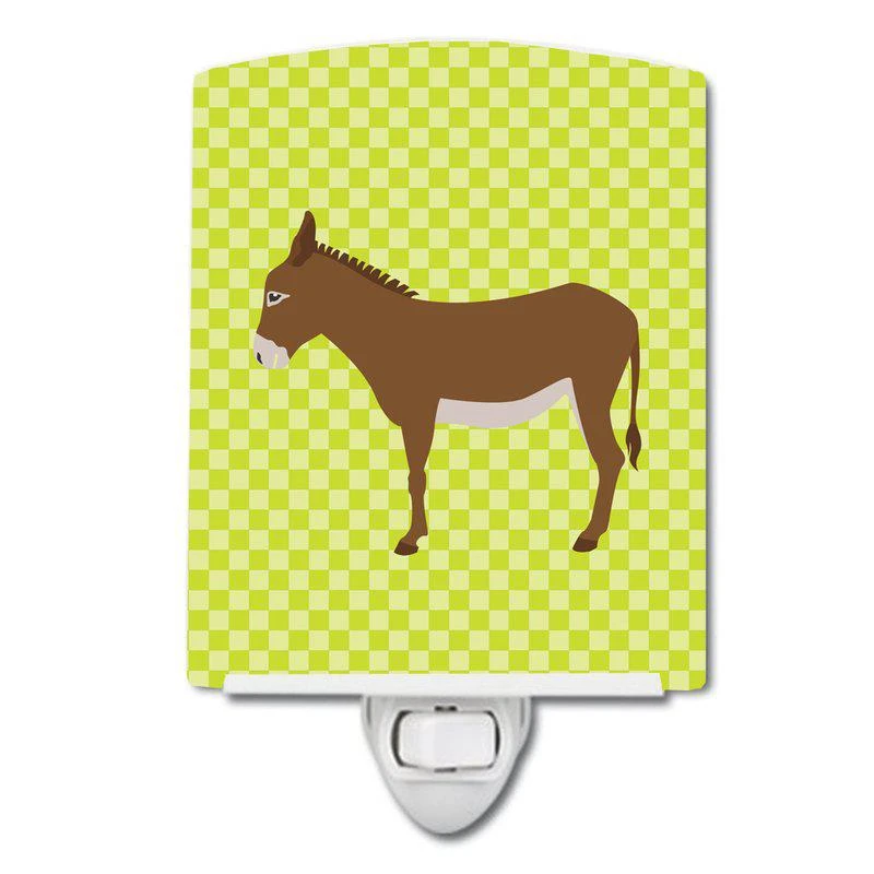 商品Caroline's Treasures|Cotentin Donkey Green Ceramic Night Light,价格¥204,第1张图片