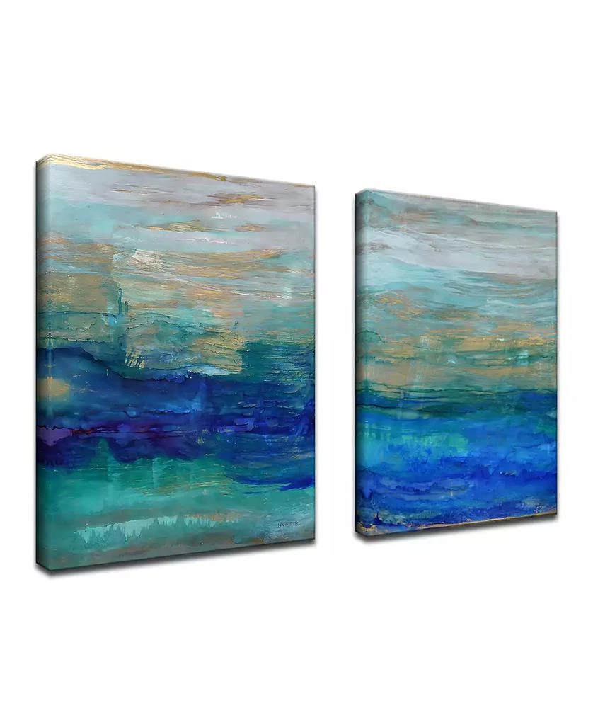 商品Ready2HangArt|'Ocean Spray' 2 Piece Abstract Canvas Wall Art Set,价格¥446,第2张图片详细描述