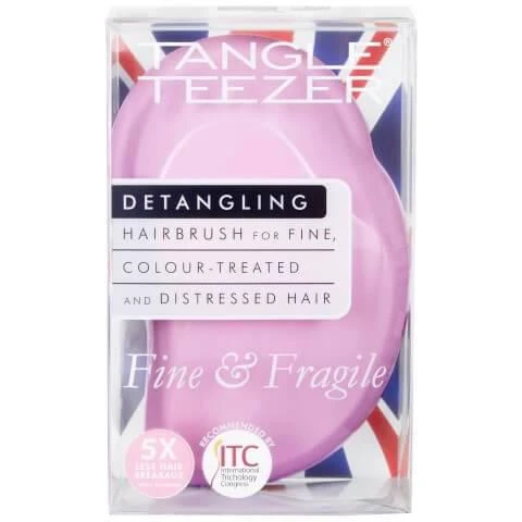 商品Tangle Teezer|Tangle Teezer Fine & Fragile Detangling Hairbrush - Pink Dawn,价格¥68,第1张图片