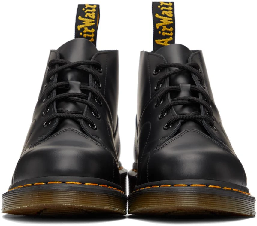 商品Dr. Martens|Black Leather Church Boots,价格¥297,第2张图片详细描述