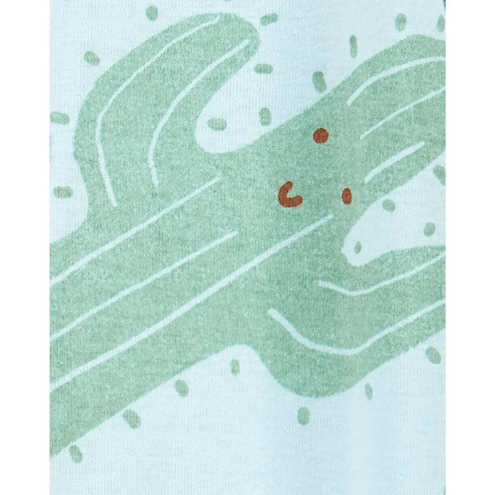 商品Carter's|Baby Boys Cotton Snug Fit Footed Cactus Pajamas,价格¥75,第2张图片详细描述
