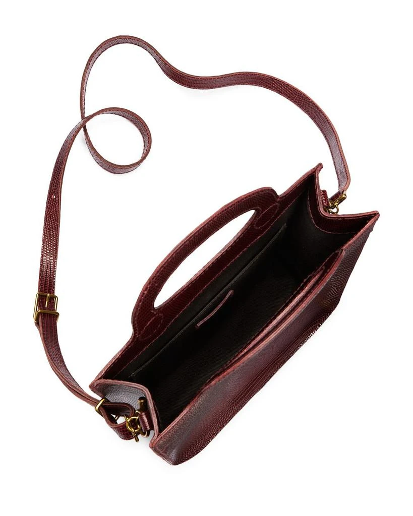 Toggle Embossed Leather Top Handle Bag 商品