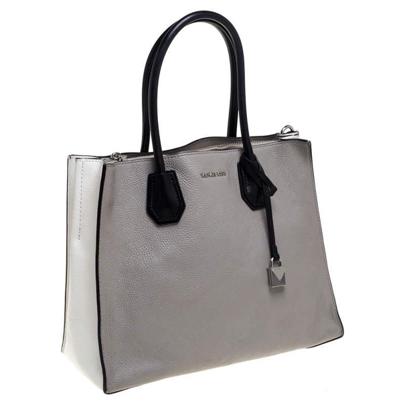 商品[二手商品] Michael Kors|Michael Michael Kors Tri Color Leather Large Mercer Tote,价格¥944,第5张图片详细描述