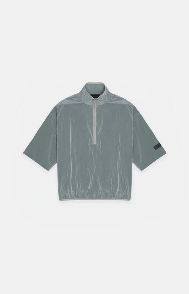 商品Essentials|Essentials Seal Crinkle Nylon Half Zip Mock Neck Shirt,价格¥719,第1张图片详细描述