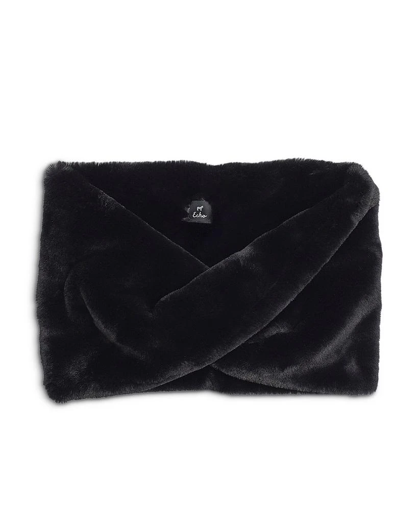 商品Echo Design|Faux Fur Twist Front Infinity Scarf,价格¥365,第1张图片详细描述