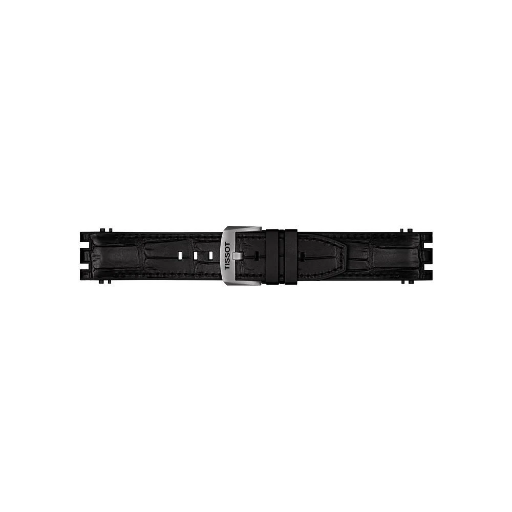 商品Tissot|Men's Swiss Automatic Chronograph T-Race Black Rubber Strap Watch 48.8mm,价格¥7201,第3张图片详细描述