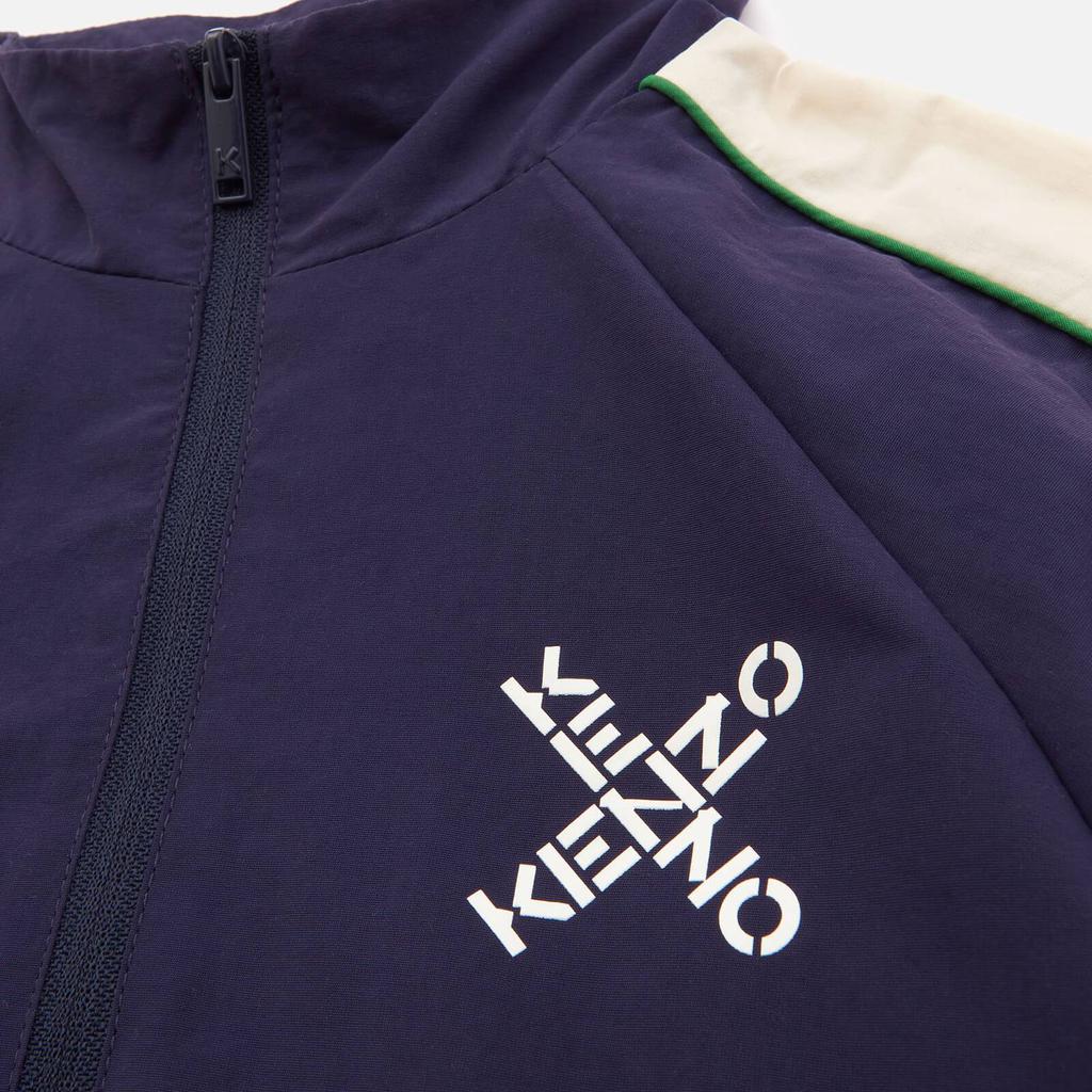KENZO Boys' Zip Through Track Jacket - Navy商品第3张图片规格展示