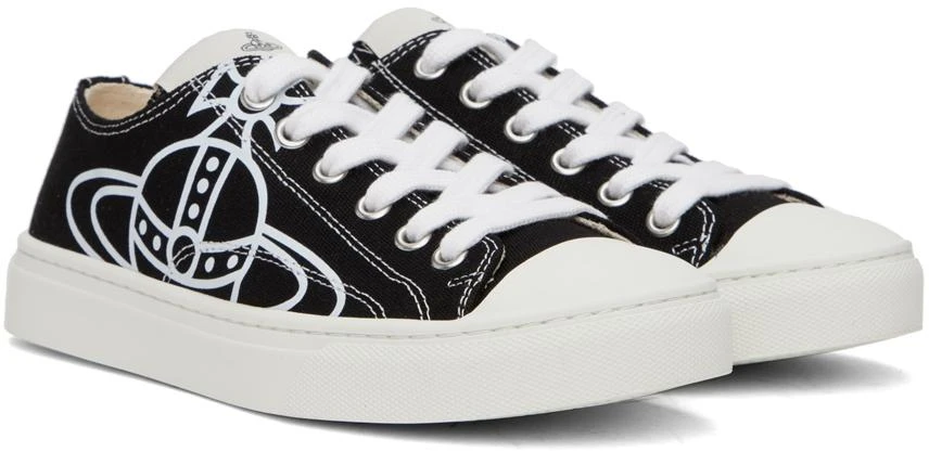 商品Vivienne Westwood|Black Plimsoll 2.0 Sneakers,价格¥1243,第4张图片详细描述