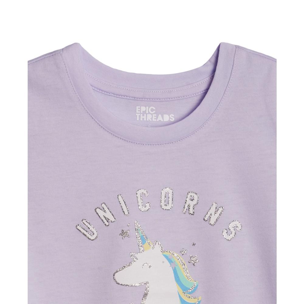 Little Girls Short Sleeve T-shirt, Created For Macy's商品第4张图片规格展示