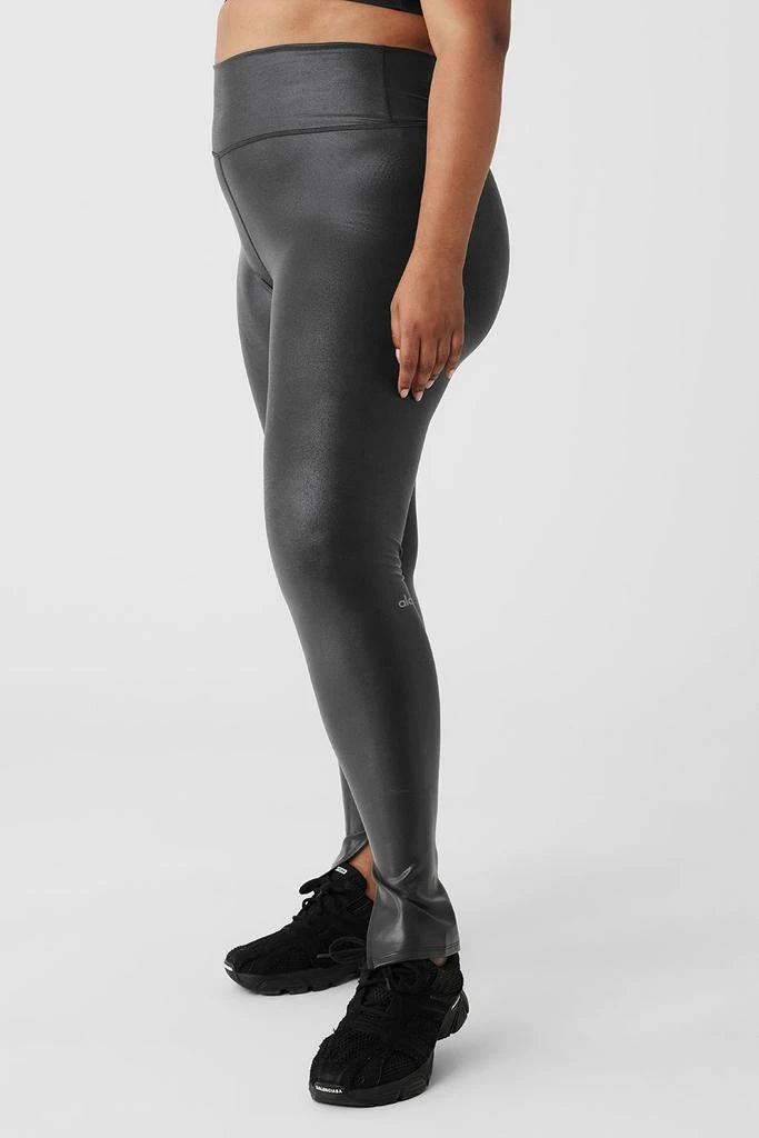 Foil Airlift High-Waist Elongated Legging - Black Foil 商品