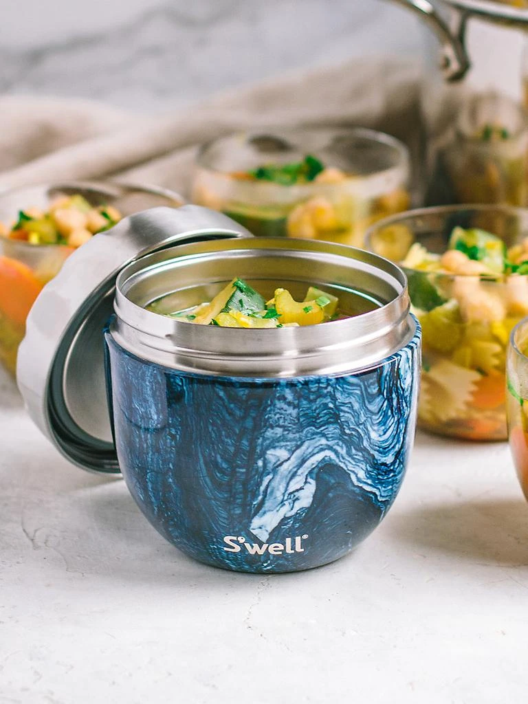商品S'well|Elements Azurite Marble S'well Eats 2-in-1 Bowl,价格¥375,第5张图片详细描述