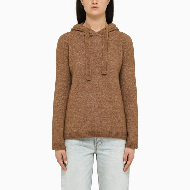 商品Max Mara|Camel-coloured sweatshirt in alpaca blend,价格¥888,第1张图片