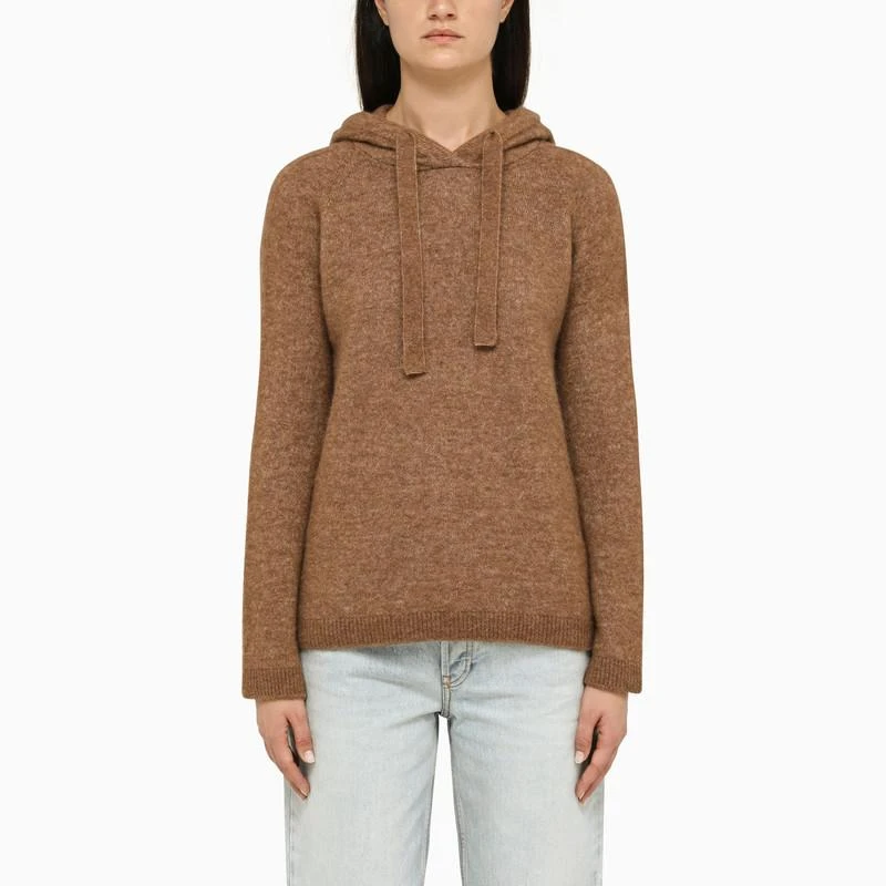 商品Max Mara|Camel-coloured sweatshirt in alpaca blend,价格¥904,第1张图片