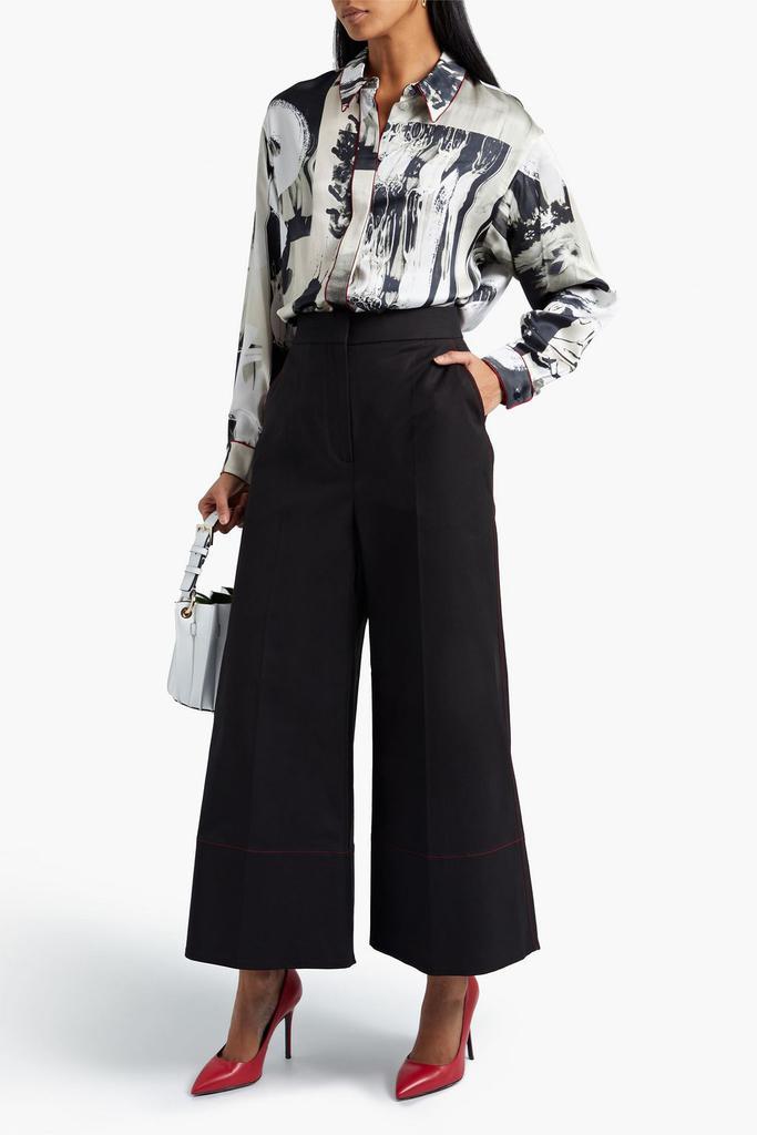 商品ROKSANDA|Cotton-blend wide-leg pants,价格¥2159,第4张图片详细描述