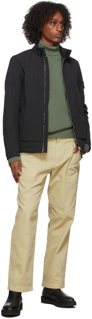 商品Stone Island|Beige Textured Cotton Pants,价格¥2164,第6张图片详细描述