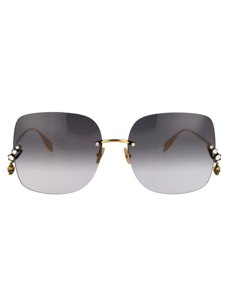 商品Alexander McQueen|Alexander McQueen Eyewear Rectangle-Frame Sunglasses,价格¥4381,第1张图片