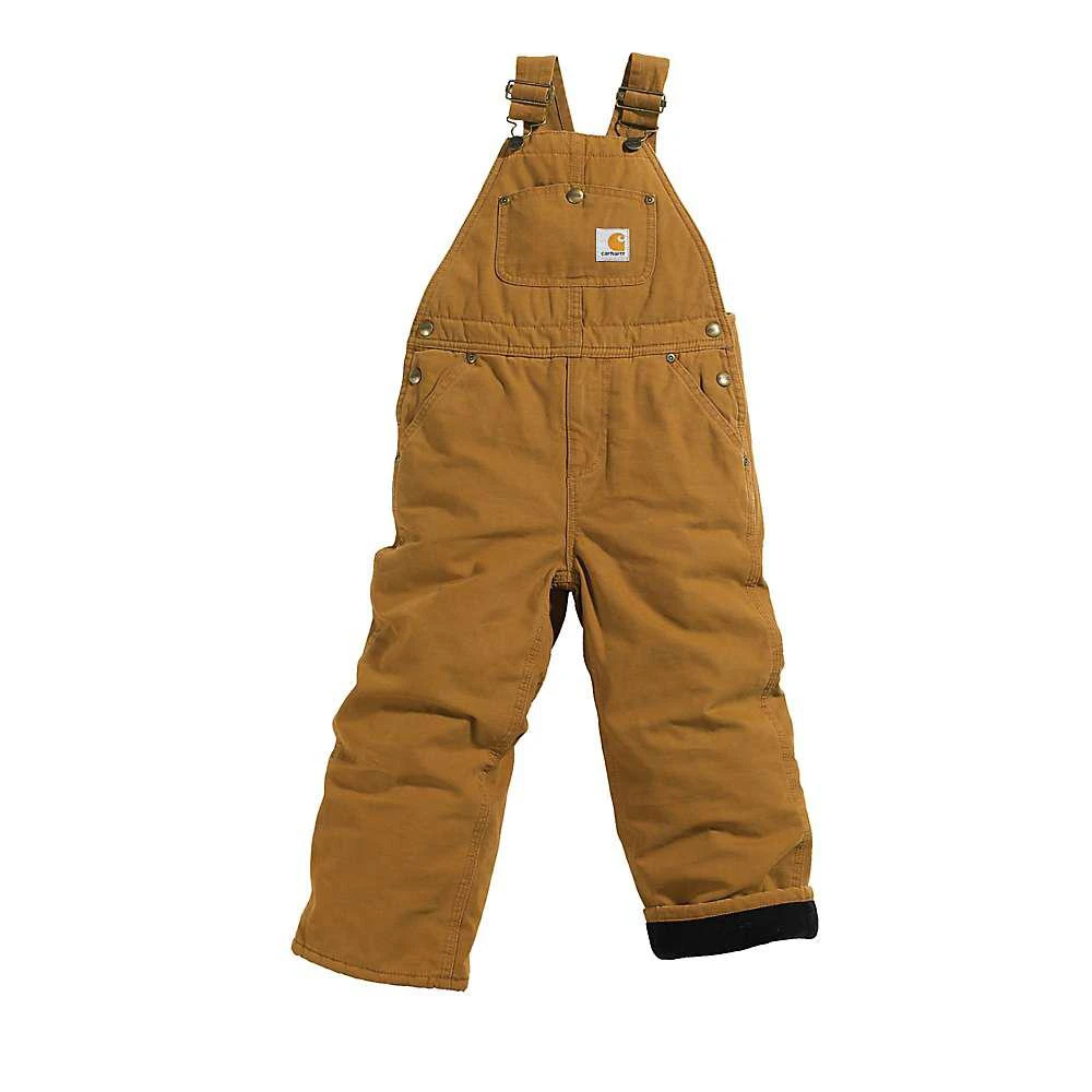 商品Carhartt|Carhartt Kids' Canvas Quilt Lined Bib Overall 童款吊带裤,价格¥342,第1张图片