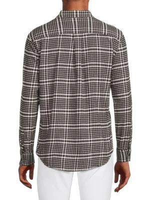 商品Calvin Klein|Long Sleeve Plaid Button Down Shirt,价格¥159,第2张图片详细描述