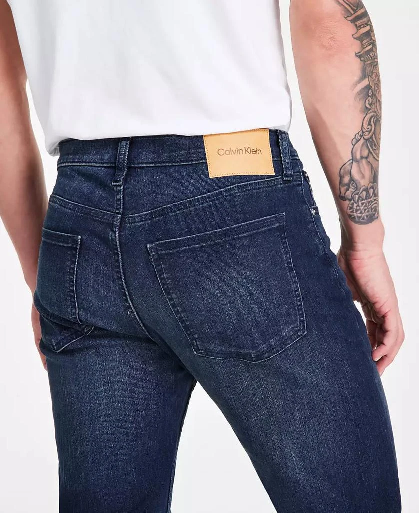 商品Calvin Klein|Men's Standard Straight-Fit Stretch Jeans,价格¥421,第3张图片详细描述