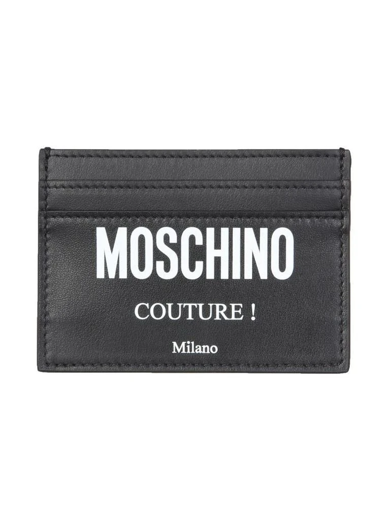 商品Moschino|Moschino Small Leather Goods in Black,价格¥797,第1张图片