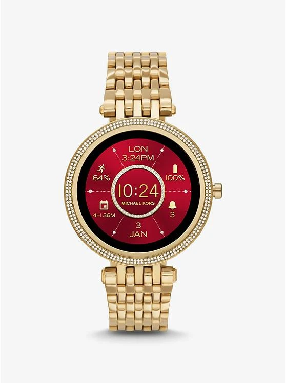 商品Michael Kors|Gen 5E Darci Pavé Gold-Tone Smartwatch,价格¥1969,第5张图片详细描述