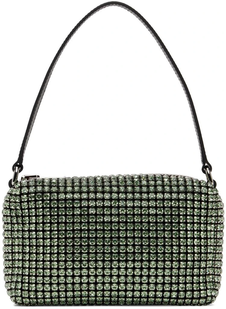 商品Alexander Wang|Green Medium Heiress Bag,价格¥3835,第1张图片