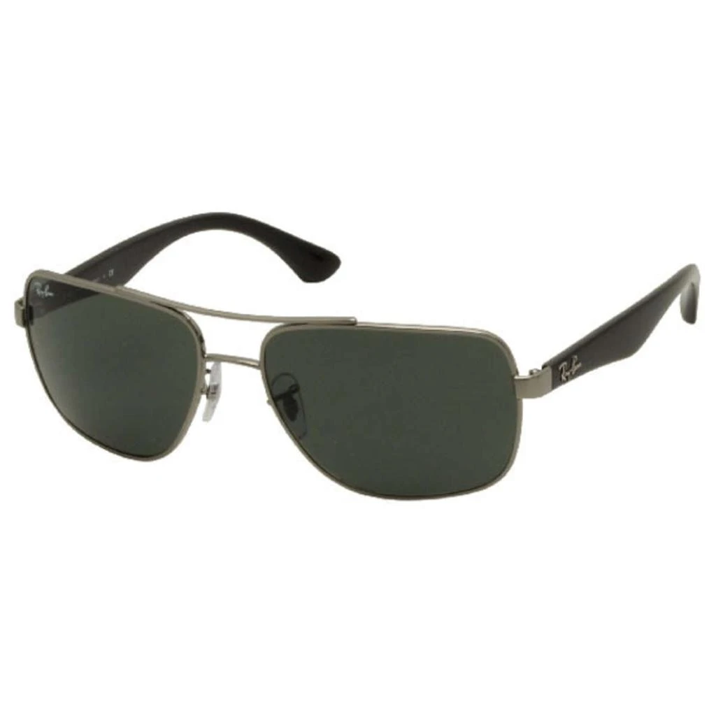 商品Ray-Ban|Ray-Ban Unisex Silver Square Polarized Sunglasses,价格¥596,第1张图片