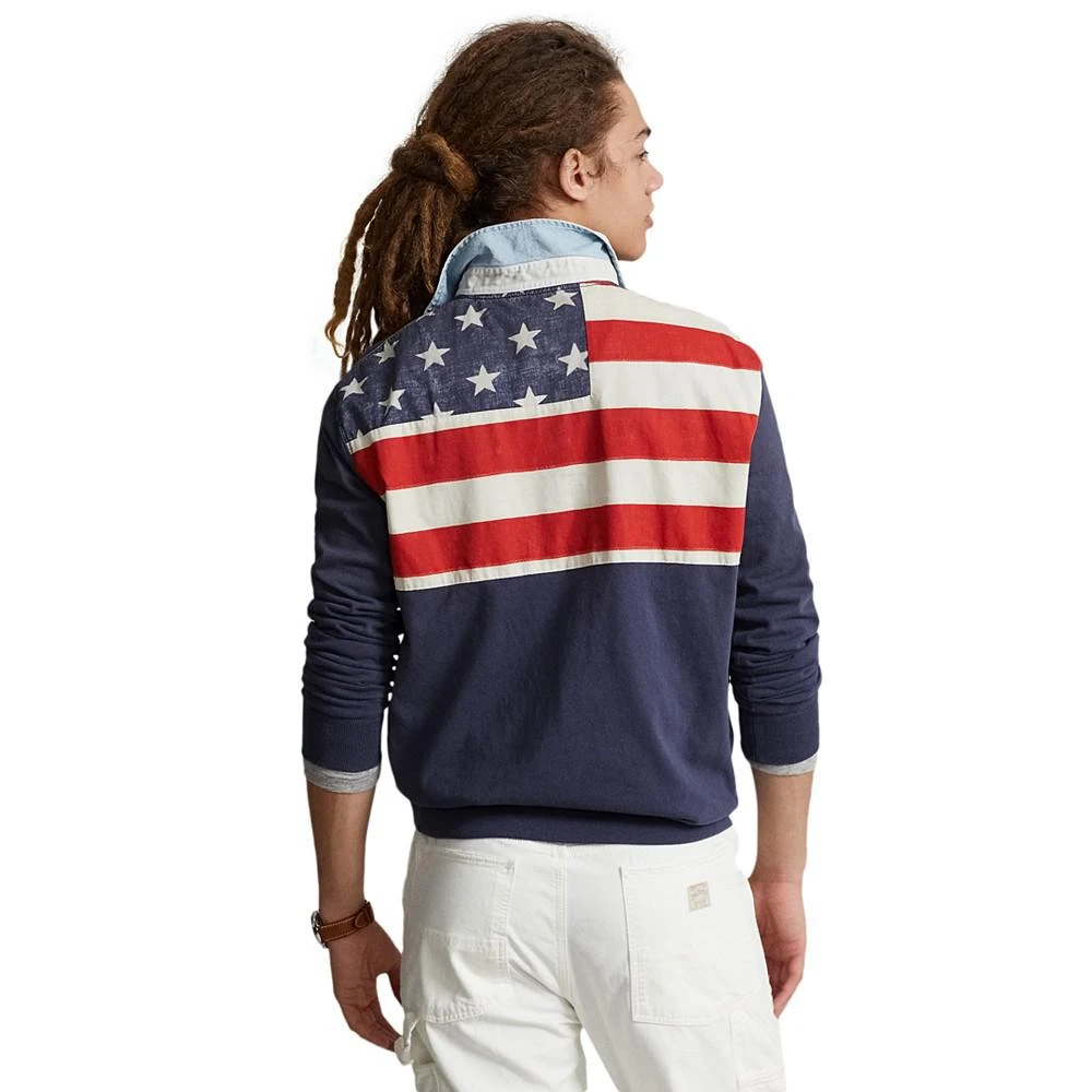 商品Ralph Lauren|Men's Classic-Fit Flag-Patch Rugby Shirt,价格¥295,第2张图片详细描述