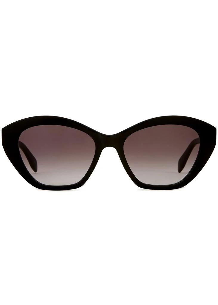 商品Alexander McQueen|Black cat-eye sunglasses,价格¥2216,第2张图片详细描述