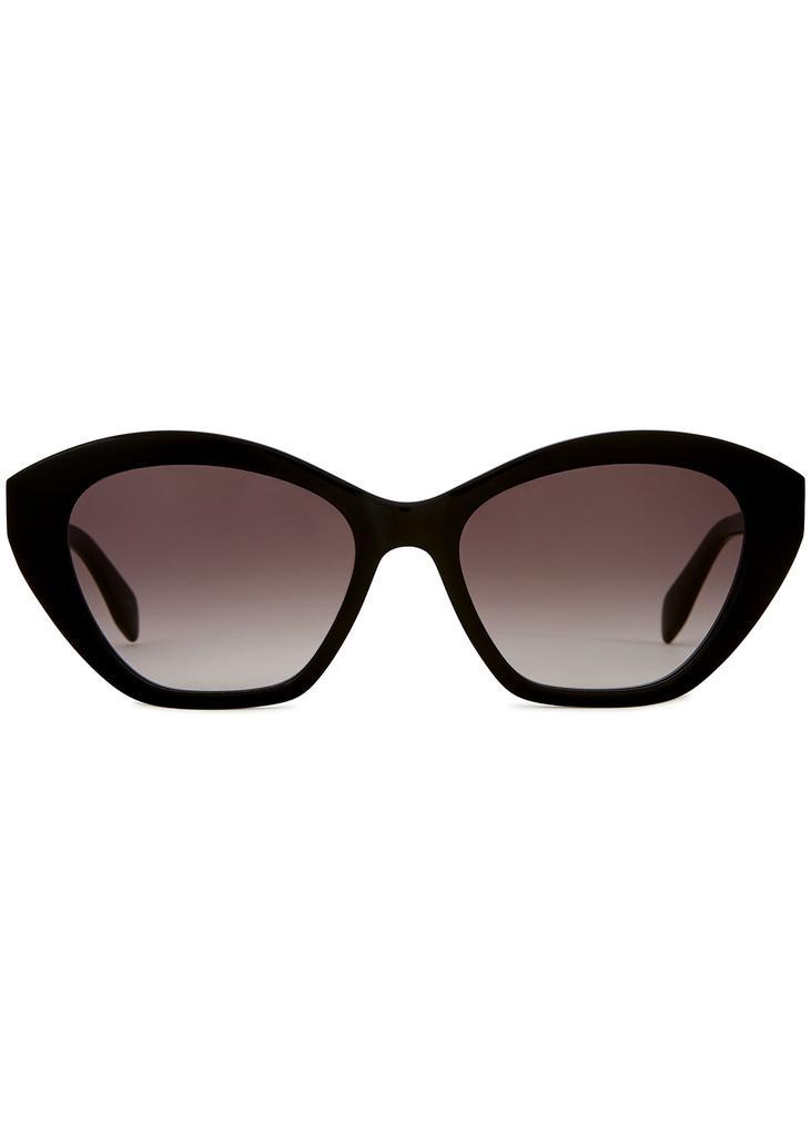 商品Alexander McQueen|Black cat-eye sunglasses,价格¥1801,第4张图片详细描述