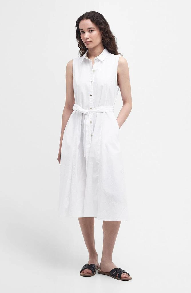 Reil Sleeveless Stretch Cotton Shirtdress 商品