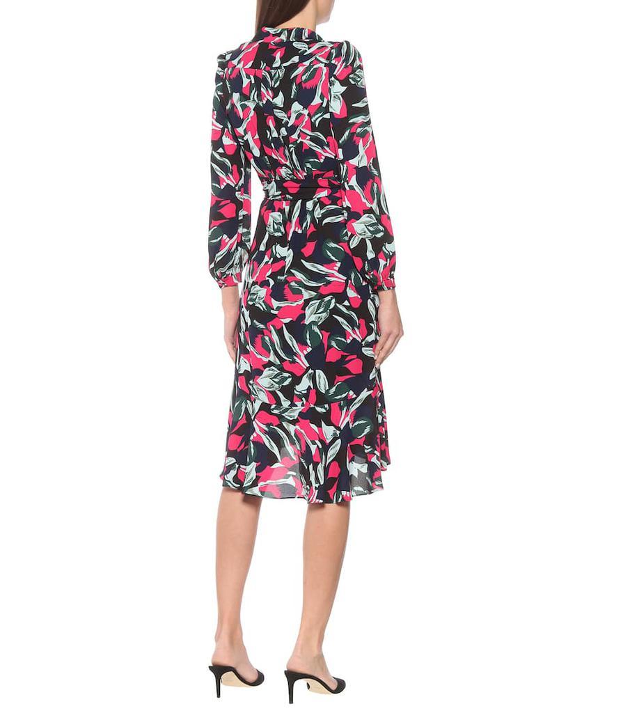 商品Diane von Furstenberg|Carla Two绉纱裹身连衣裙,价格¥2152,第5张图片详细描述